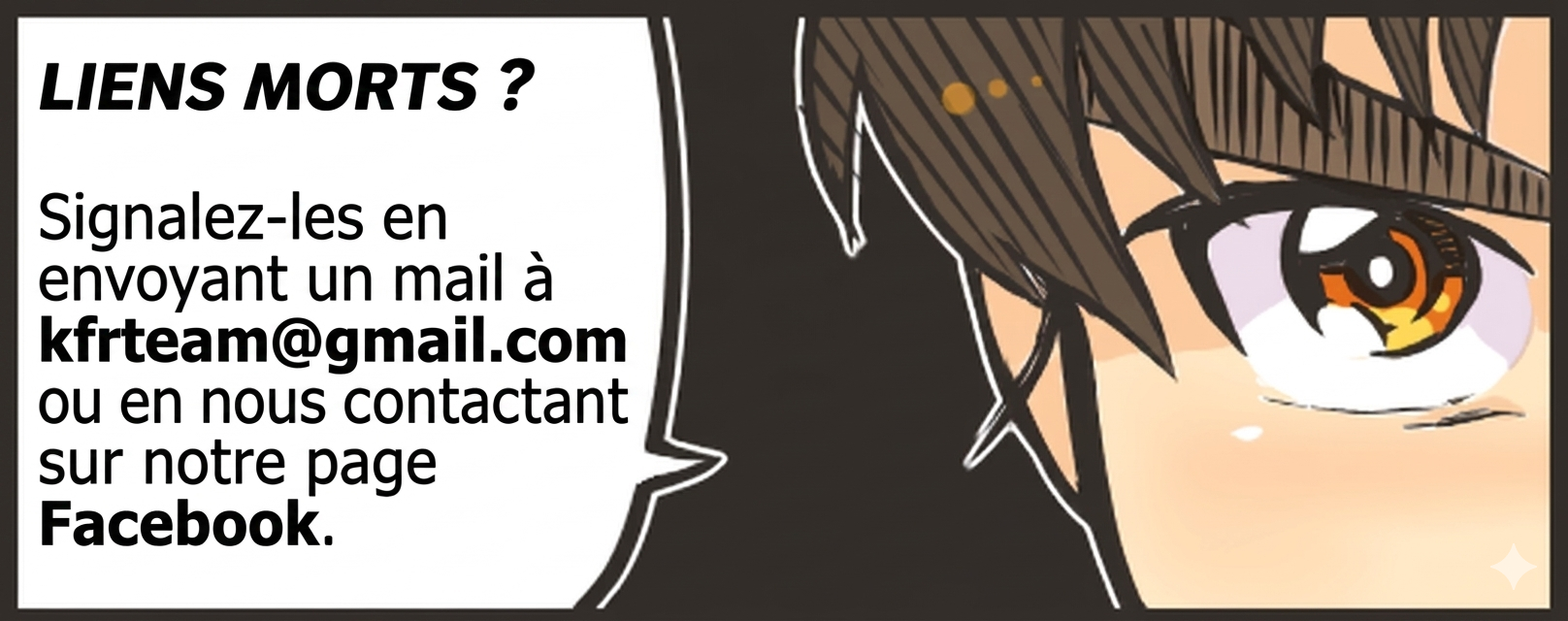 Signalement de liens morts